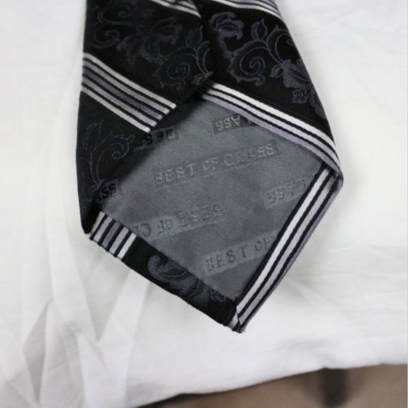 Robert Talbott Men's Best Of Class Black Neck Tie - Picture 6 of 7